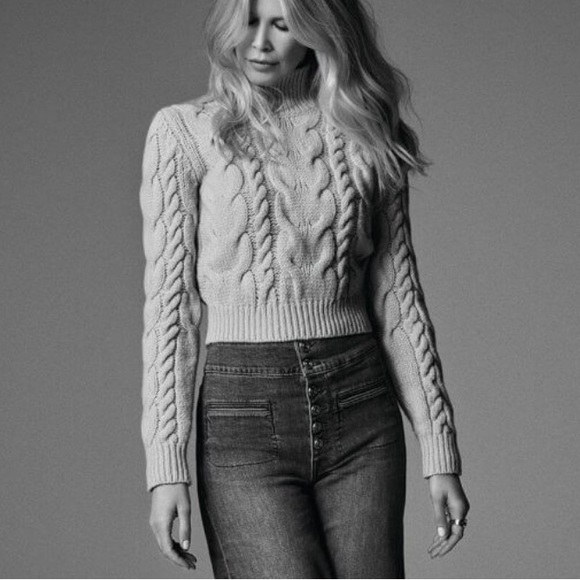 Frame X Claudia Schiffer Le Hardy Wide-leg Jeans - Sz. 32 - NWT - Picture 10 of 11